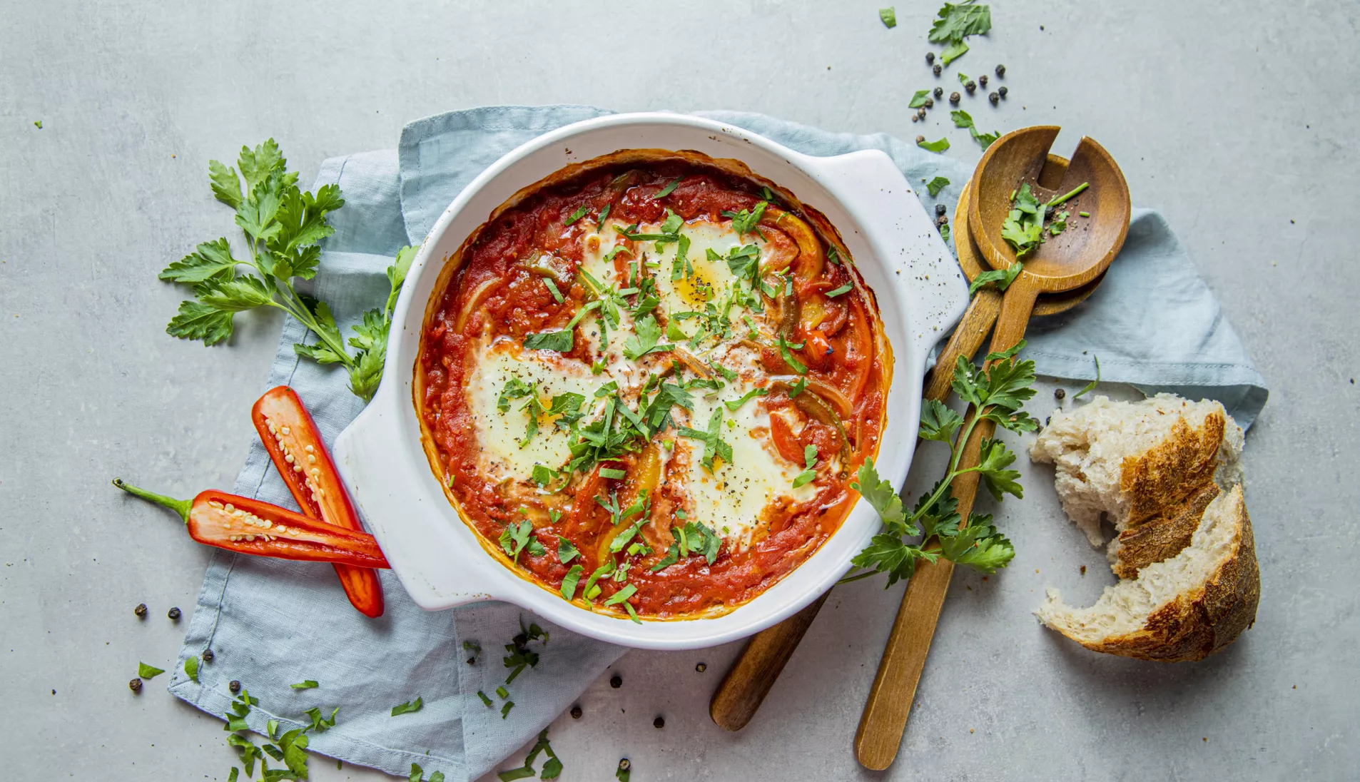 shakshouka med egg