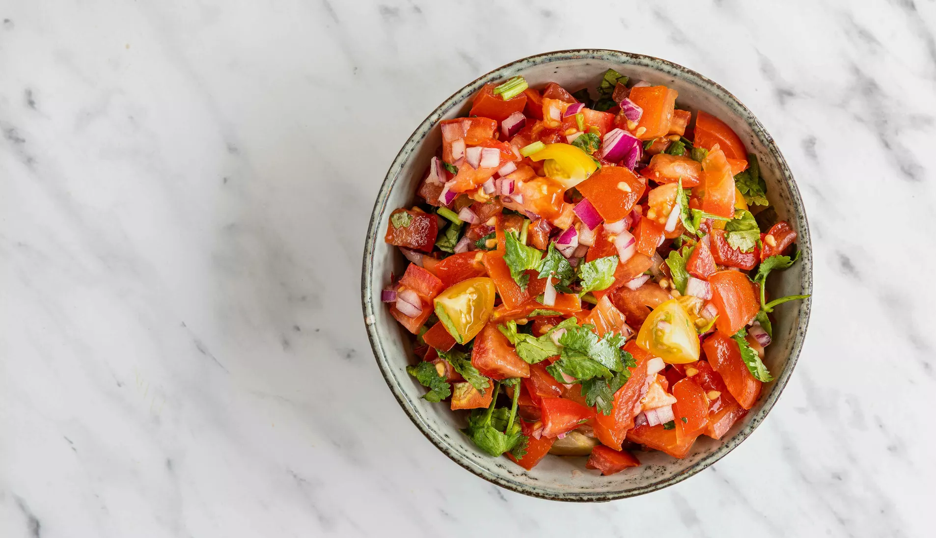 Pico de gallo med Tabasco