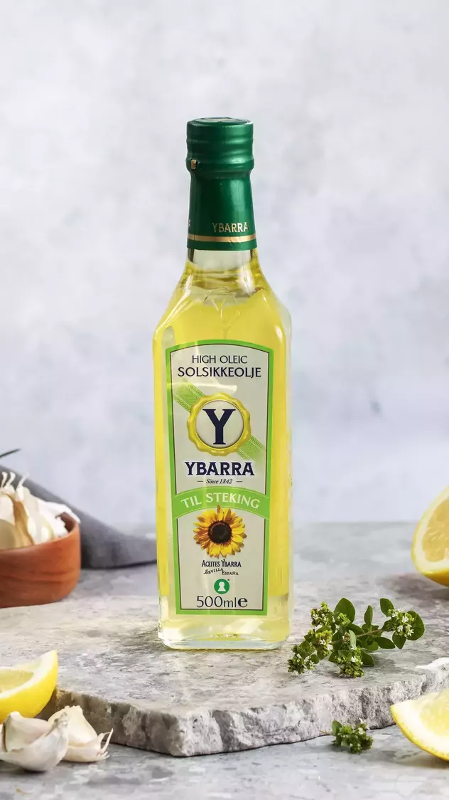 Ybarra solsikkeolje i miljø