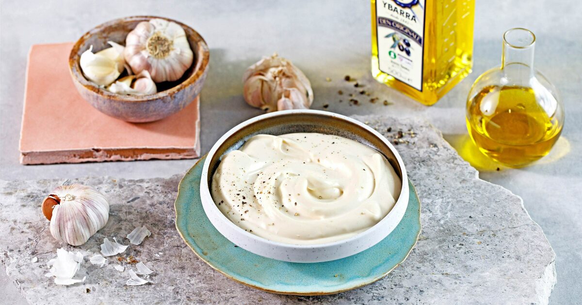 Vegansk aioli aioli uten egg Skikkelig Digg Mat